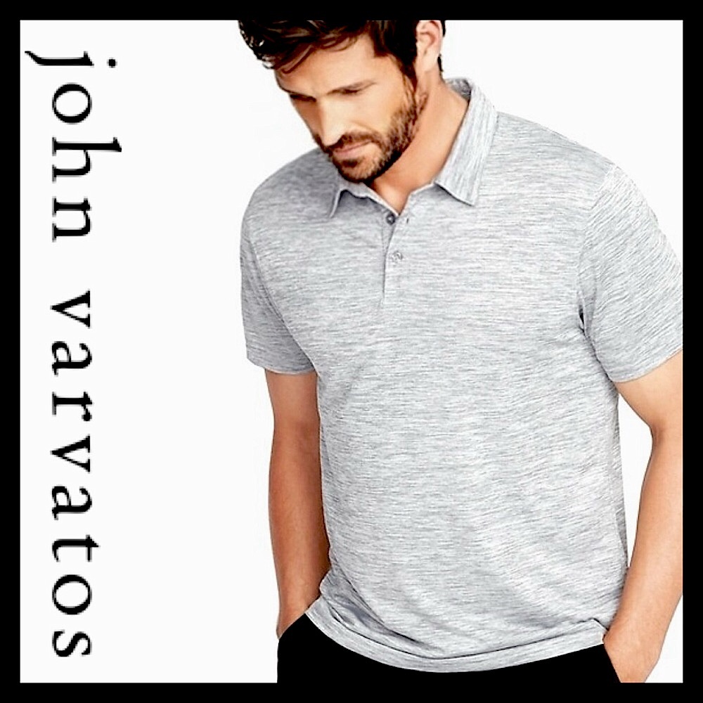 John Varvatos Luxury Men’s Short Sleeve Lightweight Polo Shirt Size (XXL)